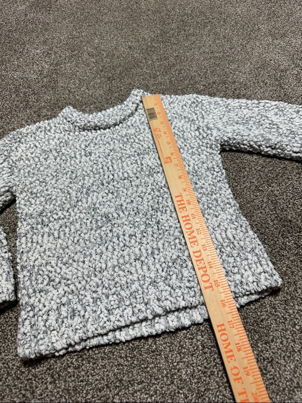 Cat & Jack Kids Chunky Knit Pullover - Light Gray - Picture 4 of 8